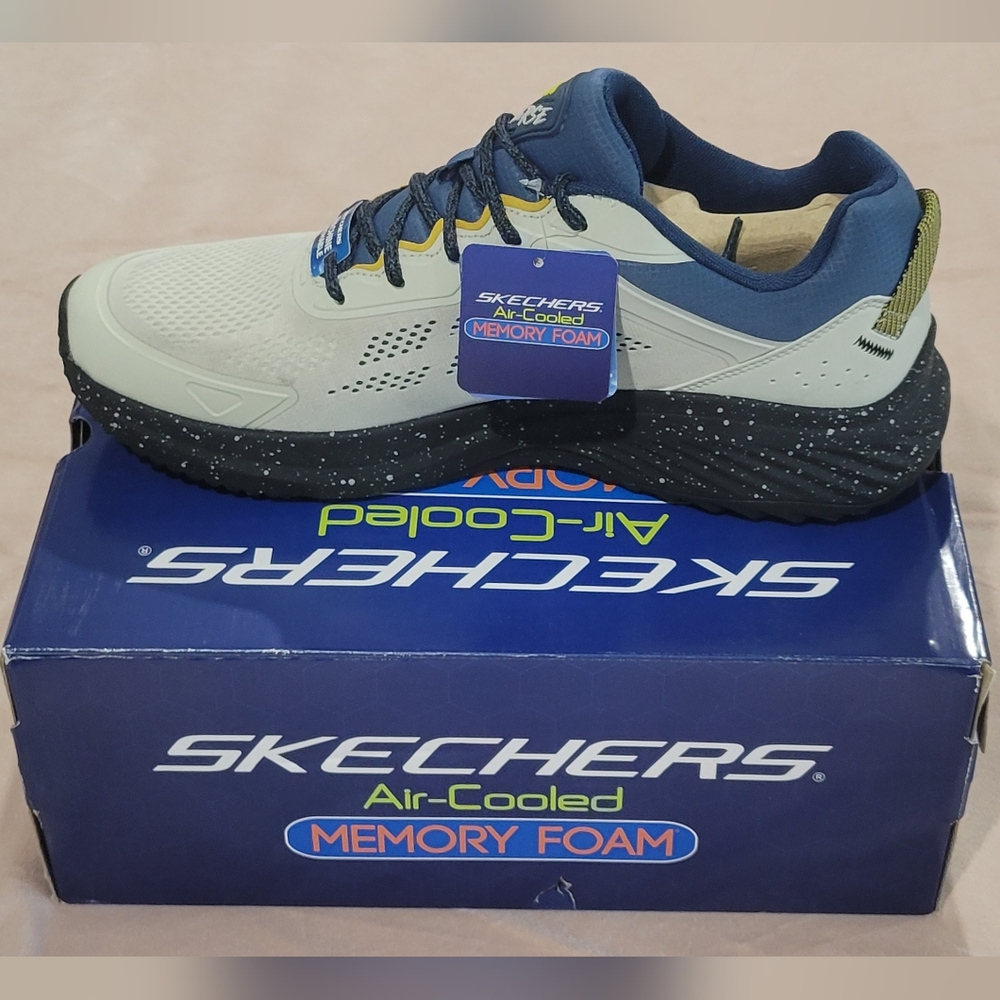 Skechers Men's Athletic Shoes - Blue and Black